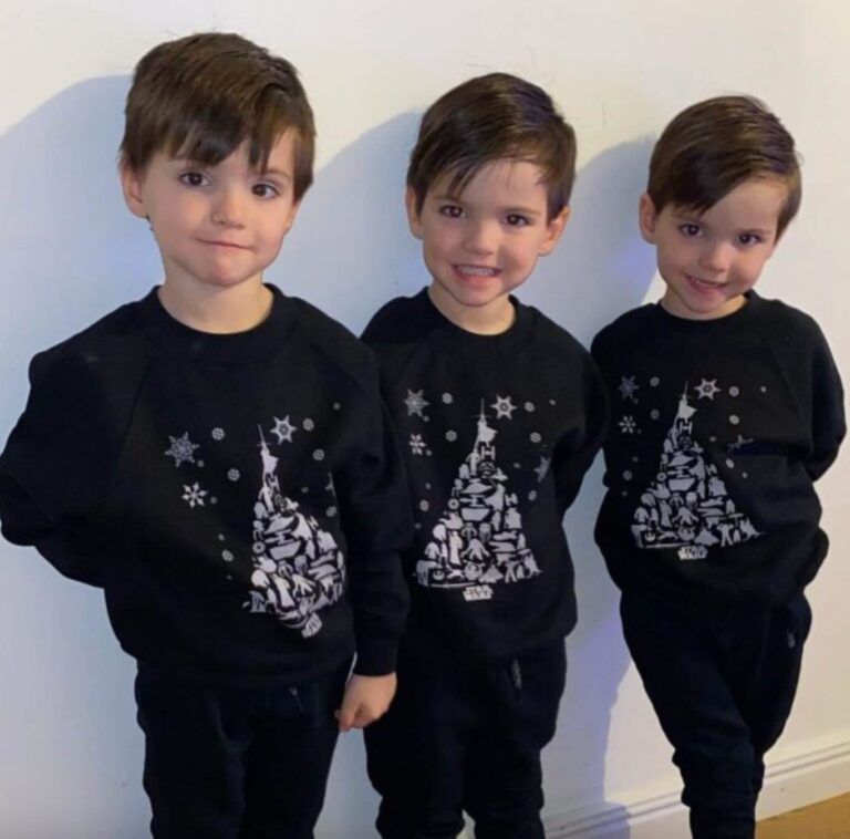 How does their mother tell them apart? These triplets look the same ...